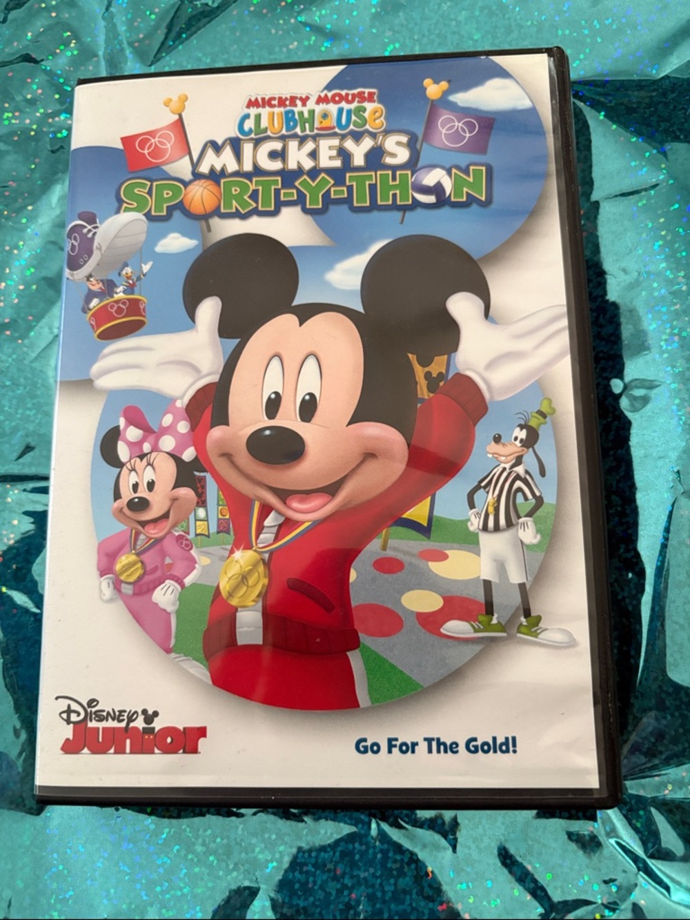 Disney White DVD Disc with Mickey’s Sport-ulation Artwork